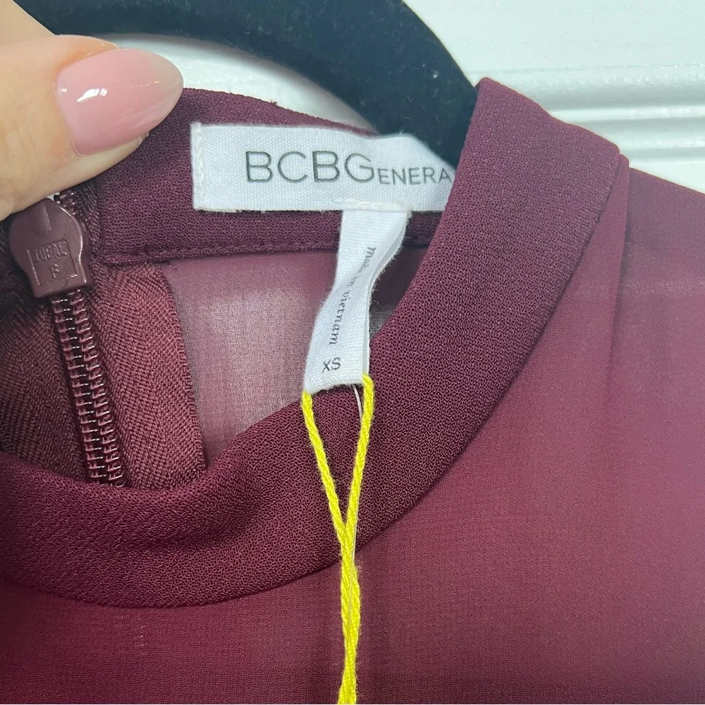 BCBGeneration Dress, burgundy - Picture 3 of 4